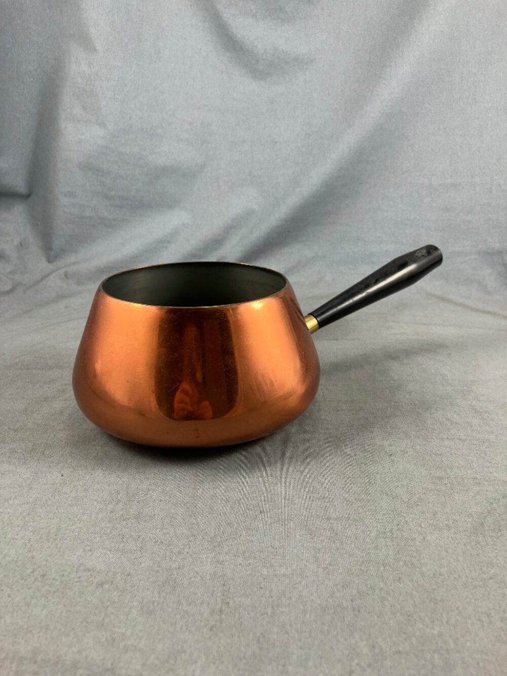 Vintage Solid 5" Copper Pot/Fondue Made In Japan